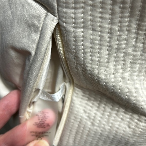 Mifresia rabbit fur vest NWT zipper front 2 pockets 2 colors ribbed sides - Picture 7 of 14